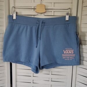 Vans Women's Blue Fleece  Casual Shorts Size L